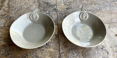 $59.22 • Buy NWT Pair Of Wedgwood Portobello Road Khaki Brown Pasta Bowls 8.75 