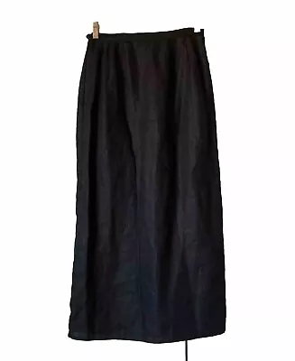 Women’s Eddie Bauer Linen Wrap Skirt Maxi Petite Size 6 Excellent Condition • $19