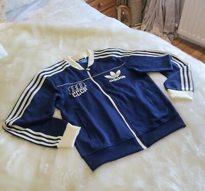 £69.99 • Buy Adidas USSR (CCCP) Retro Replica 1980 Jacket Blue White Stripe Training Mens