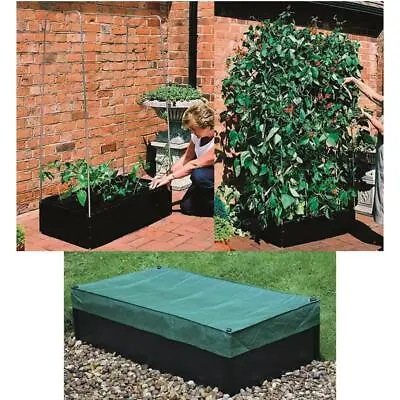 Mini Raised Garden Grow Bed & Support Frame Planter Vegetable / Winter Cover NEW • £60.48