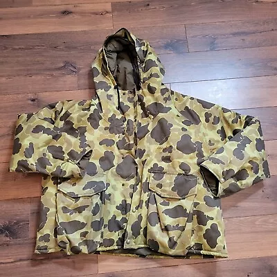 Vintage Cabelas Size 2x Gore-tex Jacket Frogskin Insulated Camouflage Usa • $129.99