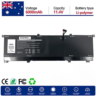 8N0T7 Battery For Dell XPS 15 P73F(DF13) D2805TS I5-8305G I7-8705G P73F Laptop • $74.98