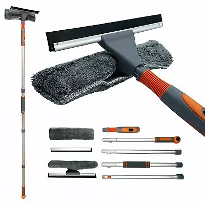 £14.79 • Buy Window Cleaning Pole Handle Long Handled Extendable Washing Equipment Cleaner