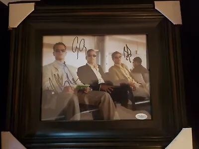 Framed Oceans 11 Cast Auto 8x10 Brad Pitt George Clooney Matt Damon Jsa Cert!! • $995