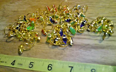 Vintage Lot 50+ Plastic Gumball Vending Machine Toy Rings • $18