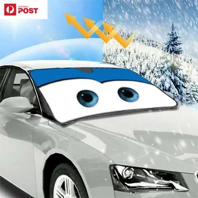 Car Eye Pixar Heated Window Windscreen Cover Sun Shade Auto Sun Visor Car-covers • $25.89