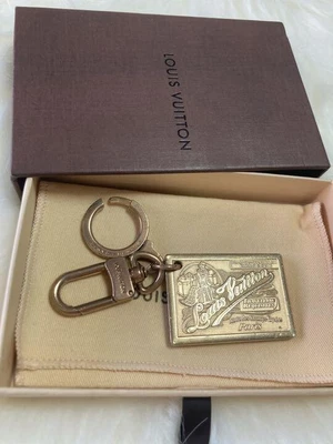 $139.90 • Buy LOUIS VUITTON Porte Cles Jean Silver Bag Charm Key Ring Holder M65374