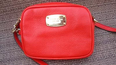 Michael Kors Hamilton Crossbody Bag Leather In Mandarin Bnwt $158.00 • $70