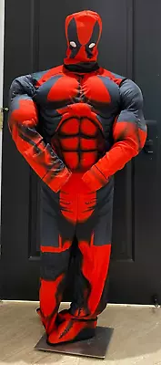 Deadpool X-Men Muscle Costume Marvel Adult Standard Size Rubies 810109 • $49.99