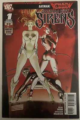 GOTHAM CITY SIRENS #1 2nd Print Variant Cover Harley Quinn Poison Ivy DC 2009 • $130