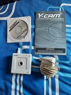 Y-cam Camera Monitor Wireless Internet Video Camera • £3.99