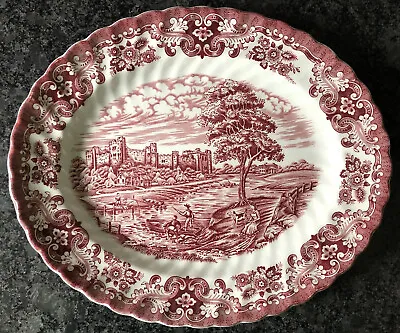 Hostess Tableware Ironstone Olde Country Castles Serving Oval Plate. Vintage • £23