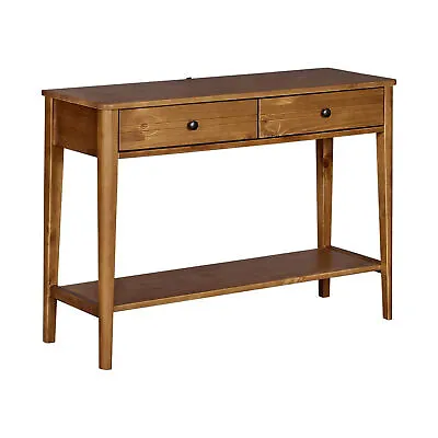 MUSEHOMEINC California Mid Century Wood Console Table With Drawers (Used) • $133.18