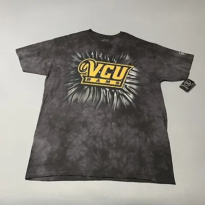 VCU Rams Shirt Mens XXL Black Tie Dye Cotton Short Sleeve The Mountain New • $19.90