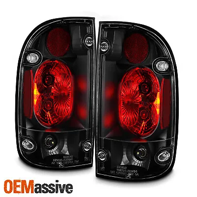 Fits 01-04 Toyota Tacoma Pickup Truck JDM Black Tail Brake Lights Set Left+Right • $62.99