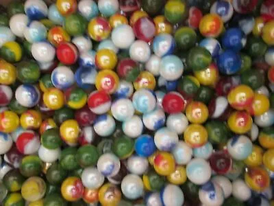 Nice Bag Of 100 Premium 12MM / 1/2 Inch Retired PeeWee Mega Marbles • $9.99