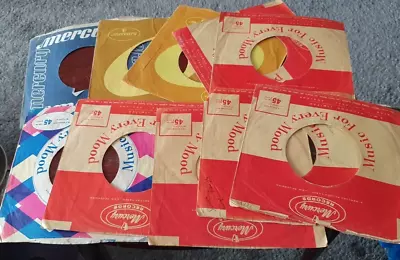 10 Original Mercury Company Sleeves For 7  Singles Bundle Job Lot • £0.99