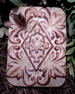 Tuscan Diamond Decor Mold 8.25  X 6.25  X 1.25  Plaster Concrete Reusable  • $29.95