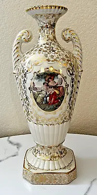 $69.99 • Buy Vintage French Sevres Porcelain Figural Cherub Vase 1970s 6''W * 5''D * 13''H
