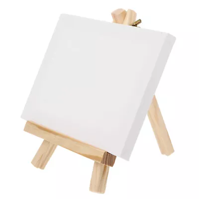 Tabletop Display Easel Tabletop Wood Tripod Unfinished Wood Panel Boards • £9.88