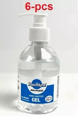 6 X 250 Ml Hand Sanitizer Gel Instant Kills 99.9% Bacteria And Germs 70% Alcohol • £5.79