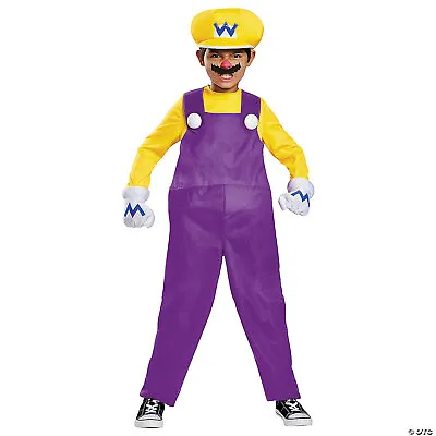 Morris Costumes - Kid’s Deluxe Mario Bros Wario Costume • $49.20