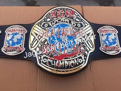 ECW World Heavyweight Wrestling Championship Belt Adult Zinc Plates • $295