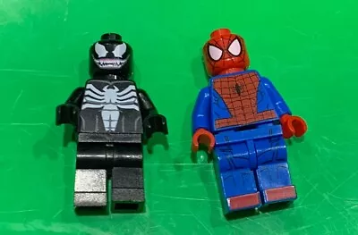 Lego Minifigure Spiderman And Venom (Black Spider-Man) • $27