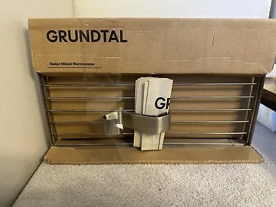 IKEA GRUNDTAL Kitchen Home Wall Shelf Rack Holder Stainless Steel-NEW • £25.64