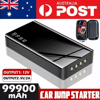 99900mAh 12V Car Jump Starter Portable USB Power Bank Battery Charger Booster • $65