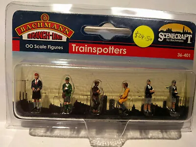 Bachmann Scenecraft 36-401 Trainspotters Figures OO Scale • $24.50