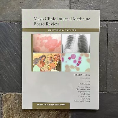 Mayo Clinic Internal Medicine Board Review Questions And Answers (Mayo Clini... • $35