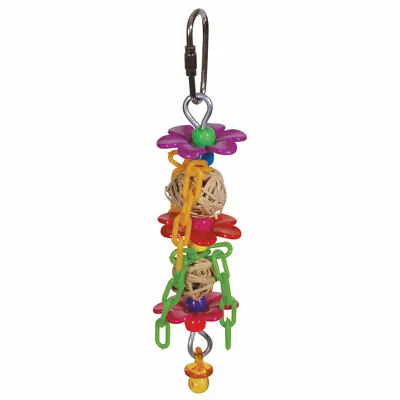 Flower Fest Small Parrot Budgie Canary Conure Pet Bird Superbird Toy • £8.55