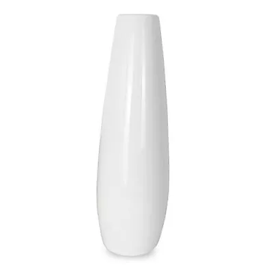 12Inch Tall Vase White Ceramic Flower VaseHome Decor White Vase For Shape 1 • £37.31