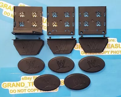 LOT OF MATTEL WWE FIGURE DISPLAY STANDS 5x Oval 4x Diorama 3x Diorama Back Elite • $29.95