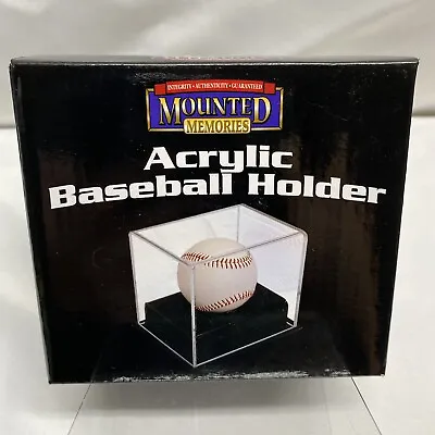 Mounted Memories Acrylic Baseball Holder Protector Display Autograph Game Ball • $12.99