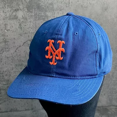 Vintage New York Mets MLB Hat New Era Blue Adjustable Adult Hat Cap Snap Back • $13.99