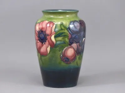 William Moorcroft Anemone Vase British Art Pottery Arts & Crafts • $245