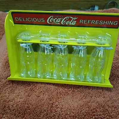 Vintage Coca-Cola Miniature MetalCraft Bottling Truck 8 Glass Bottles New  • $34.99