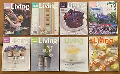 Martha Stewart Living Magazines 8 May Issues 1996-1998 2000-2002 2002 2012 • $15.99