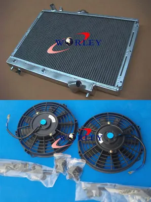 For Mazda 323 GTX GTR FORD TX3 Familia Protegé 1989-1994 Aluminum Radiator &FANS • $137.43