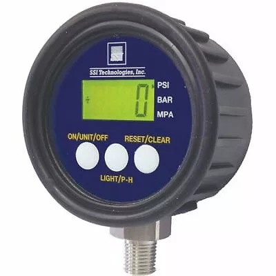 Ssi Mga-300-A-9V-R Digital Pressure Gauge 0 To 300 Psi 1/4 In Mnpt Plastic • $89.59