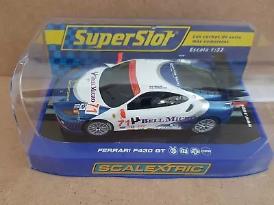 Pre Owned Superslot C3007 1:32nd Scale Ferrari F430 GT2 No.71 Car. Lot  MS 149 • £9.99