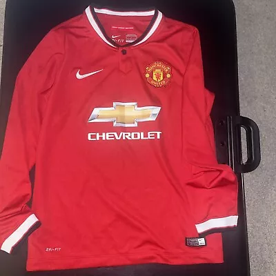 Manchester United Home Shirt Youth 10 - 12 Years Used • $25.25