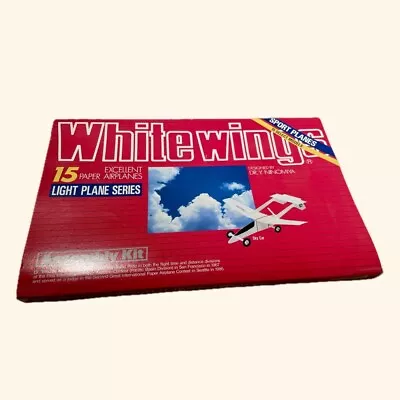 Vtg. White Wings 1995 Light Planes 15 PAPER AIRPLANES DESIGNED DR. Y. NINOMIYA • $160