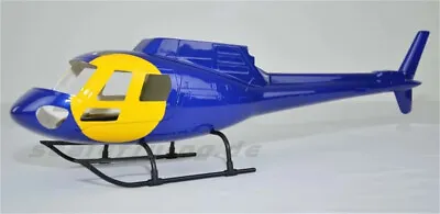 450 Size AS-350 Blue Yellow RC Helicopter Fuselage Ecureuil Pre-Painted Fuselage • $249.99