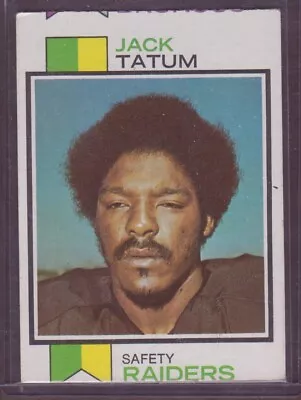 1973 Topps Jack Tatum RC Rookie Mc Oakland Raiders ASSASSIN • $8.99