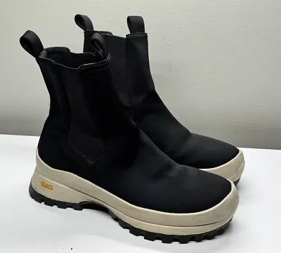 Zara Limited Edition Vibram Sock Style Chelsea Ankle Boot Women Size 9.5  EU 40 • $39.99