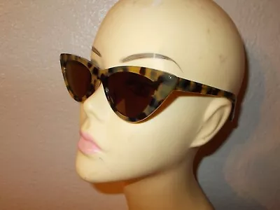 J.Crew K8220 Tortoise Frame Brown Lenses Sunglasses • $24.99