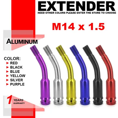 M14x1.5 Shift Knob Extension For Gear Shifter Lever 5.3 Inch 135mm Bend Extender • $11.10